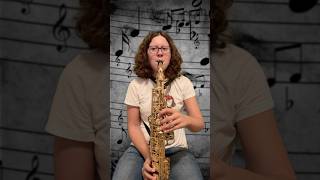 Playing Valse Vanité on a special Saxophone 🎷😊 100daysofpractice saxophonelovesongs [upl. by Ahtebbat]