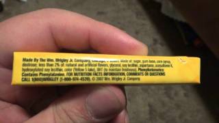 Wrigleys Juicy Fruit Gum Unboxing [upl. by Blainey]