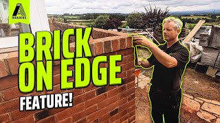 DIY Bricklaying Building a Brick on Edge Feature for Your Bungalow [upl. by Akamaozu523]