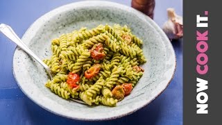 Speedy Pesto Pasta Recipe  Now Cook It [upl. by Gillan437]