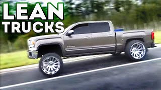 Best Trucks Lean and Squatted Squat Truck Loud Exhaust 2024 [upl. by Kaela]