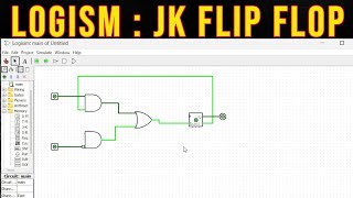 Logisim JK Flip Flop [upl. by Zarger]