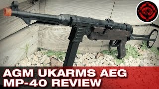 AGM UKARMS MP40 Review Unboxing and Shooting [upl. by Jacie]