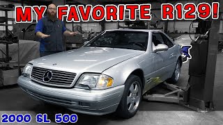 Excellent R129 at Omega The CAR WIZARD gets to drool over this 2000 SL500 Mercedes [upl. by Combs]