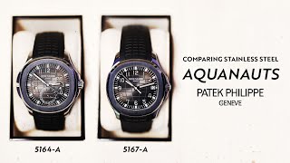 ICONIC AQUANAUTS  Exploring the Patek Philippe Aquanauts Collection [upl. by Noemad623]