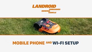 Connecting your Worx Landroid to WiFi [upl. by Ellehctim594]