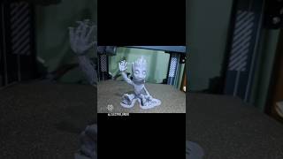 Baby Groot Waving 3D print timelapse [upl. by Michaeu551]