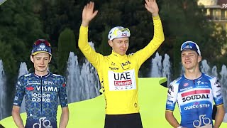 TOUR DE FRANCE 2024  Les 3 fantastiques  Le podium final à Nice [upl. by Bendix]