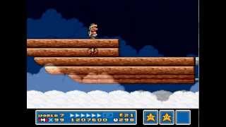 Super Mario Bros 3 SNES World 7Ludwigs Airship [upl. by Akcirre]