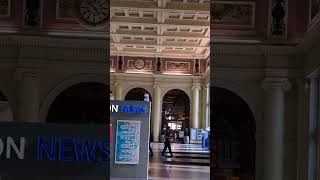 Waterfront station hall opened 1914 Down town Vancouver video travel shorts live [upl. by Publias]