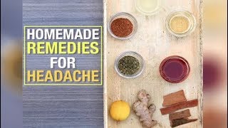 Homemade Remedies For A Headache [upl. by Ogait760]