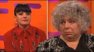 The awkward moment Miriam Margolyes CLASHED with unfriendly Lily Allen on The Graham Norton Show [upl. by Namdor]