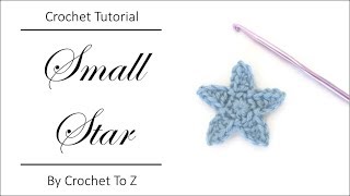 How to Crochet a Star Applique [upl. by Nitfa]