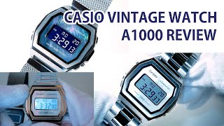 ENG SUBCASIO VINTAGE WATCH A1000 REVIEW カシオの腕時計A1000レビュー！ [upl. by Nimajeb]