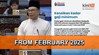 Minimum wage will be increased to RM1700 from February 2025 [upl. by Monika]