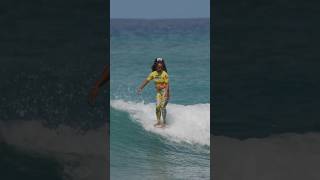 theereallala IG surfing in Waikiki Hawaii surfergirl surf [upl. by Shumway]