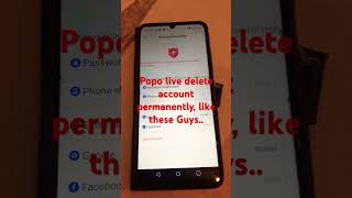 Delete account permanently popo live [upl. by Nebuer]