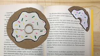 Donut 🍩 Kitap Ayracı Nasıl Yapılır [upl. by Euqinahc]