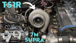 T51R turbo on my 7M supra [upl. by Ochs]