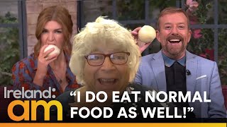 Miriam Margolyes on eating onions Graham Norton amp why she asks people she first meets about sex [upl. by Riaj884]