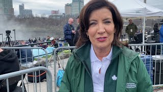 While visiting for eclipse Hochul reflects on Niagara Falls revitalization [upl. by Allin]