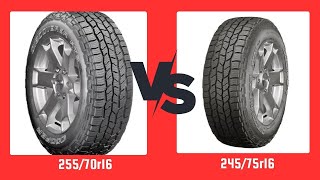 Tire Size 25570r16 vs 24575r16 [upl. by Idisahc]