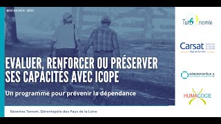 Evaluer préserver ses capacités avec ICOPE programme pour prévenir la dépendance Extrait webinaire [upl. by Bellis]