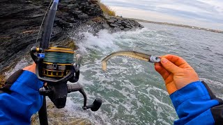 Surfcasting Rhode Island For Striped Bass And Bluefish [upl. by Caton]