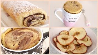 ♡ 4 Recettes rapides amp faciles pour le goûter [upl. by Ardnahcal]