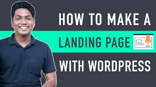 How To Create A Landing Page In WordPress [upl. by Landers]