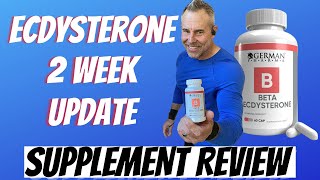 German Pharma Beta Ecdysterone Review  2 Week Update  Turkesterone VS Ecdysterone Results [upl. by Aihseuqal528]