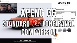 Xpeng G6 Standard Range vs Long Range Comparison Price Specs Australia [upl. by Garzon719]