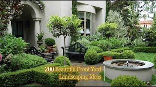 200 Beautiful Front Yard Garden Landscaping Ideas [upl. by Dorri147]