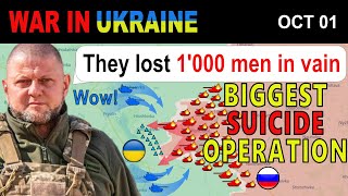 01 Oct INSANE ATTACK Russians Lose 55 TANKS amp BMPS 1000 MEN IN 20 MINUTES  War in Ukraine [upl. by Yoshiko]