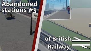 Abandoned or Disused stations in British railway Roblox Part 3  With GeneralTrainGuy [upl. by Gainer926]