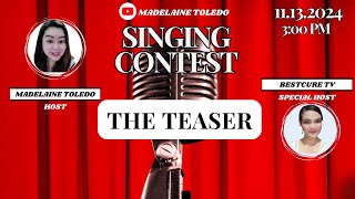 madelaine toledo singing contest teaser [upl. by Itsirhc]