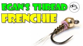 Egans Thread Frenchie  EURO NYMPH  Fly Tying Tutorial [upl. by Alliuqaj320]