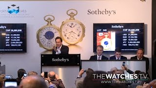 Record Breaking Patek Philippe Auctions in Geneva Fall 2014 [upl. by Amled]