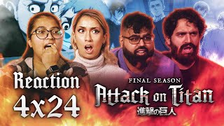 Attack on Titan DUB  4x24 Pride  Group Reaction [upl. by Marchal]