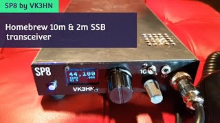 A compact QRP radio transceiver for 28 and 144MHz SSB SP8 [upl. by Fagan292]