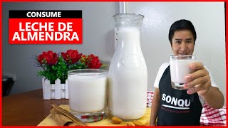 Cómo hacer LECHE DE ALMENDRAS  Fácil y natural en casa  Sonqu [upl. by Alexandro]