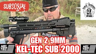 KELTEC SUB 2000 GEN 2 9MM REVIEW THE PERFECT HOME DEFENSE PISTOL CARBINE [upl. by Henning]