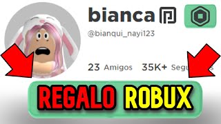 😲 Como Regalar ROBUX a Tus AMIGOS REAL En Roblox 2024 💰 [upl. by Egag]