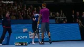 Nadal Defeats Djokovic In London Wednesday Night Highlights [upl. by Sherwynd]