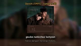 Davichi – Sunset 노을 CLoY OST Part 3 Lyrics Terjemahan Indo [upl. by Damha790]