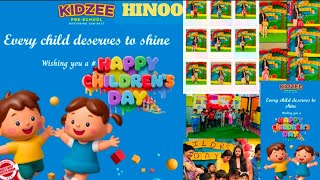 HAPPY CHILDRENS DAY KIDZEE HINOO 2024 NURSERY KIDS  PAPER BLOWING GAME [upl. by Eatnwahs]