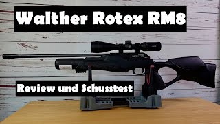 Luftgewehr Walther Rotex RM 8  Full Review und Schusstest [upl. by Eltsirk337]