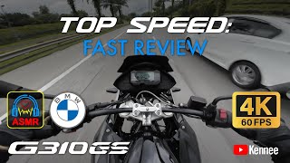 BMW G310GS  Should It Be On Your Radar  Top Speed  A Fast Review 4K [upl. by Lorenza263]