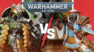 Astra Militarum vs Necrons  Warhammer 40k Battle Report [upl. by Asusej271]