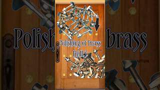 Polishing of brass nails  Metal polishing [upl. by Bocoj]